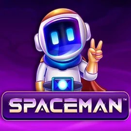 Spaceman online game logo by Pragmatic Play on ala-wins.com