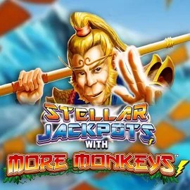 Stellar Jackpots with More Monkeys casino game by Lightning Box Game – featured logo at AlaWin Casino